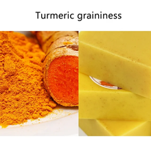 Load image into Gallery viewer, Tumeric Soap Skin Whitening Dark Spots lightening Acne Brightening Turmeric