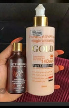 Load image into Gallery viewer, 2 In 1 Pure Egyptian GOLD whitening lotion 300ml authentic purec!!!
