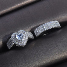 Load image into Gallery viewer, 935 Argentium Silver 1.20 ct Round Off White Moissanite Engagement Wedding Ring