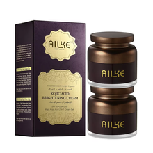Load image into Gallery viewer, Ailke Kojic Acid whitening Day Night Dark Spot Anti Freckle Moisturizing sun burn face cream  2 in 1