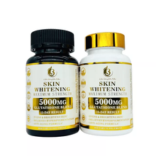 Load image into Gallery viewer, Glutathione Whitening Pills - 60 Capsules 5000mg Glutathione - Effective Skin Li