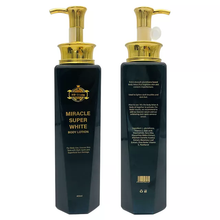 Load image into Gallery viewer, Miracle supper white body lotion for uneven skin tone with dark spots, superficial sun damage whitening/brightening the skin