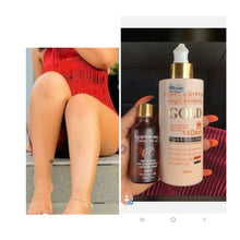 Load image into Gallery viewer, 2 In 1 Pure Egyptian GOLD whitening lotion 300ml authentic purec!!!