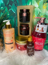 Load image into Gallery viewer, Skin Brightening , Lightening Boby Lotion, Serum, Face Cream, and Soap body scrub set
