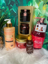 Load image into Gallery viewer, Skin Brightening , Lightening Boby Lotion, Serum, Face Cream, and Soap body scrub set
