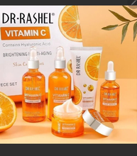 Load image into Gallery viewer, Dr Rashel Vitamin C moisturizing and anti Aging Skin Care 5 Pieces Set Original.
