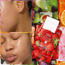 Load image into Gallery viewer, 100% natural   Fruits rejuvenating nourishing vitamin c korean face masks -10 pieces
