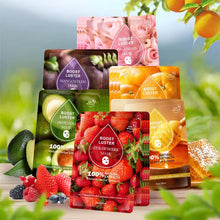 Load image into Gallery viewer, 100% natural   Fruits rejuvenating nourishing vitamin c korean face masks -10 pieces

