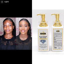 Load image into Gallery viewer, Gluta Diamond body lotion for damaged skin, stretch marks sunburns whitening /brightening the skin
