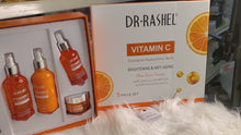 Load and play video in Gallery viewer, Dr Rashel Vitamin C moisturizing and anti Aging Skin Care 5 Pieces Set Original.
