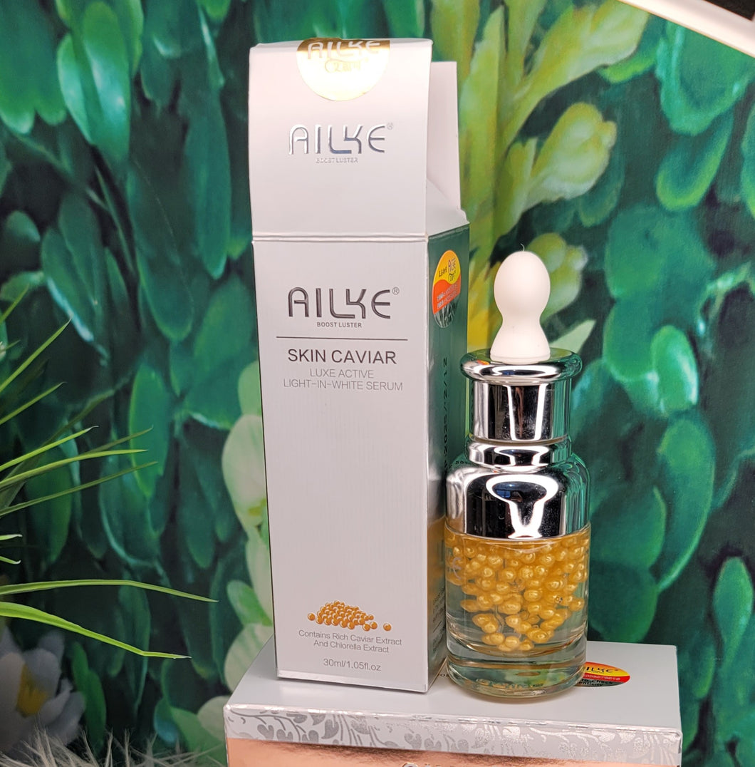 Ailke skin cavial for wrinkles, anti  aging, even the skin, glow the skin naturally, smooth the skin,