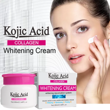 Load image into Gallery viewer, Kojic Acid Collagen Whitening Cream Dark Black Skin Lightening Intimate Body
