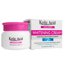 Load image into Gallery viewer, Kojic Acid Collagen Whitening Cream Dark Black Skin Lightening Intimate Body
