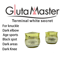 Load image into Gallery viewer, Gluta Master Terminal White Secret Knuckles ultralight white lightening. 2 in 1
