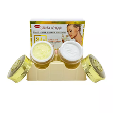 Load image into Gallery viewer, Super  whitening  24k gold day and night beauty  cream Glutathion and Kojic.
