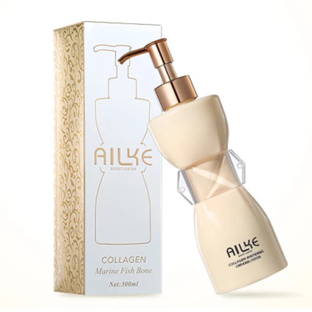 Ailke skin care milk fishbone collagen  Brightening whitening body lotion