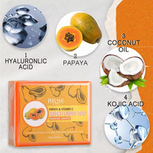 Load image into Gallery viewer, NEW RDL PAPAYA WHITENING SOAP + SUNSCREEN VITAMIN A, C &amp; E FOR LIGHTENING SKIN
