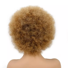 Load image into Gallery viewer, Kinky-Curly Afro Wig Human Hair Wigs Brazilian Short afro wig
