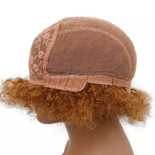 Load image into Gallery viewer, Kinky-Curly Afro Wig Human Hair Wigs Brazilian Short afro wig
