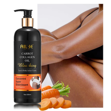 Load image into Gallery viewer, Moisturizing carrot oil Face and body  luxury collagen whitening lotion
