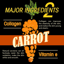 Load image into Gallery viewer, Moisturizing carrot oil Face and body  luxury collagen whitening lotion
