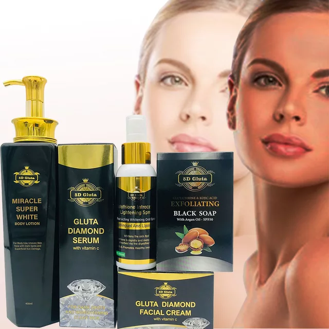 Miracle super white set,for whitening,even the skin tone,dark spot,sun damage,acne pimples.