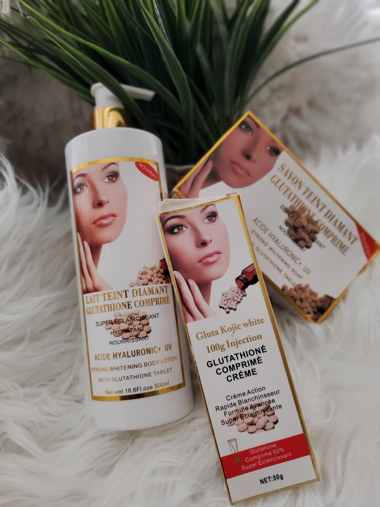 Glutathione Comprime Strong Whitening Soap +lotion+tube soap Stella beauty pal Glutathione Comprime Strong Whitening Soap +lotion+tube soap Stella beauty pal