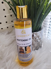Load image into Gallery viewer, Whitening Oil with papaya and vitamin c for dark spots, knuckle,dull skin,..
