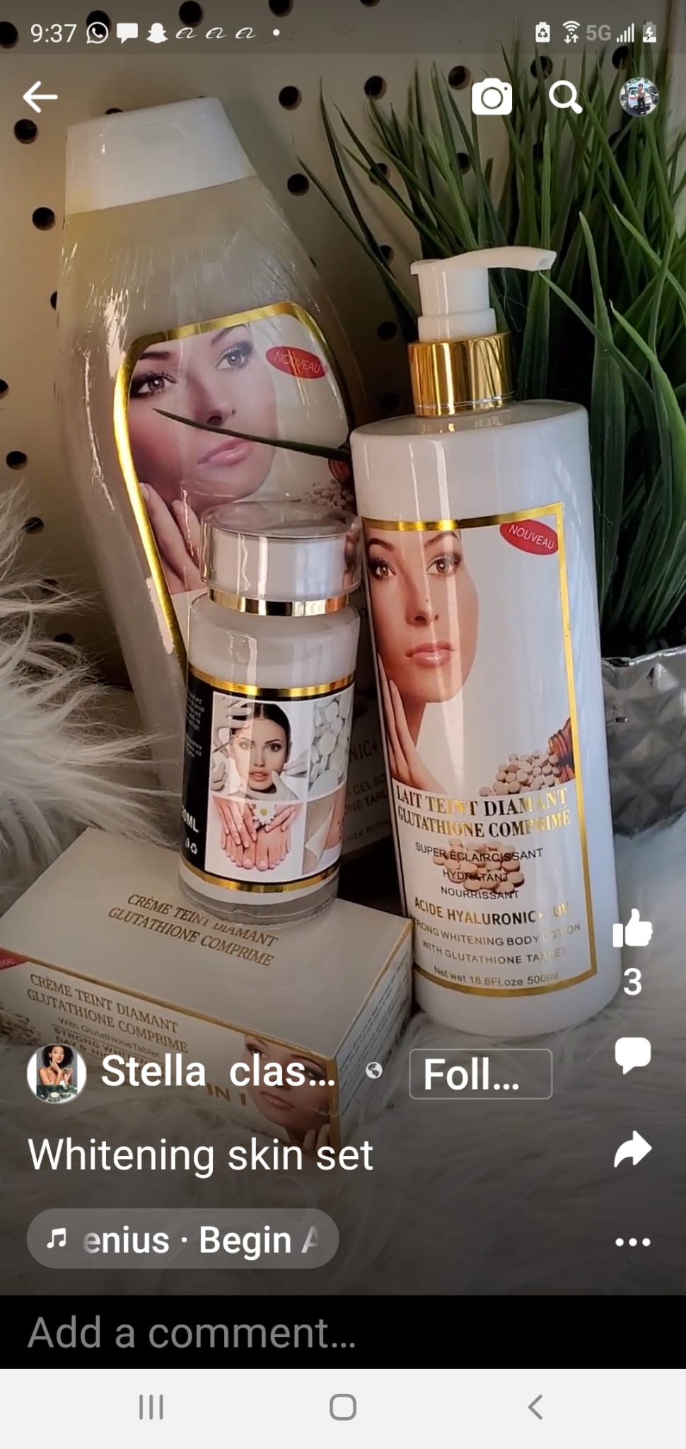 Glutathione Injection Strong Whitening Serum ,lotion,soap,facecream