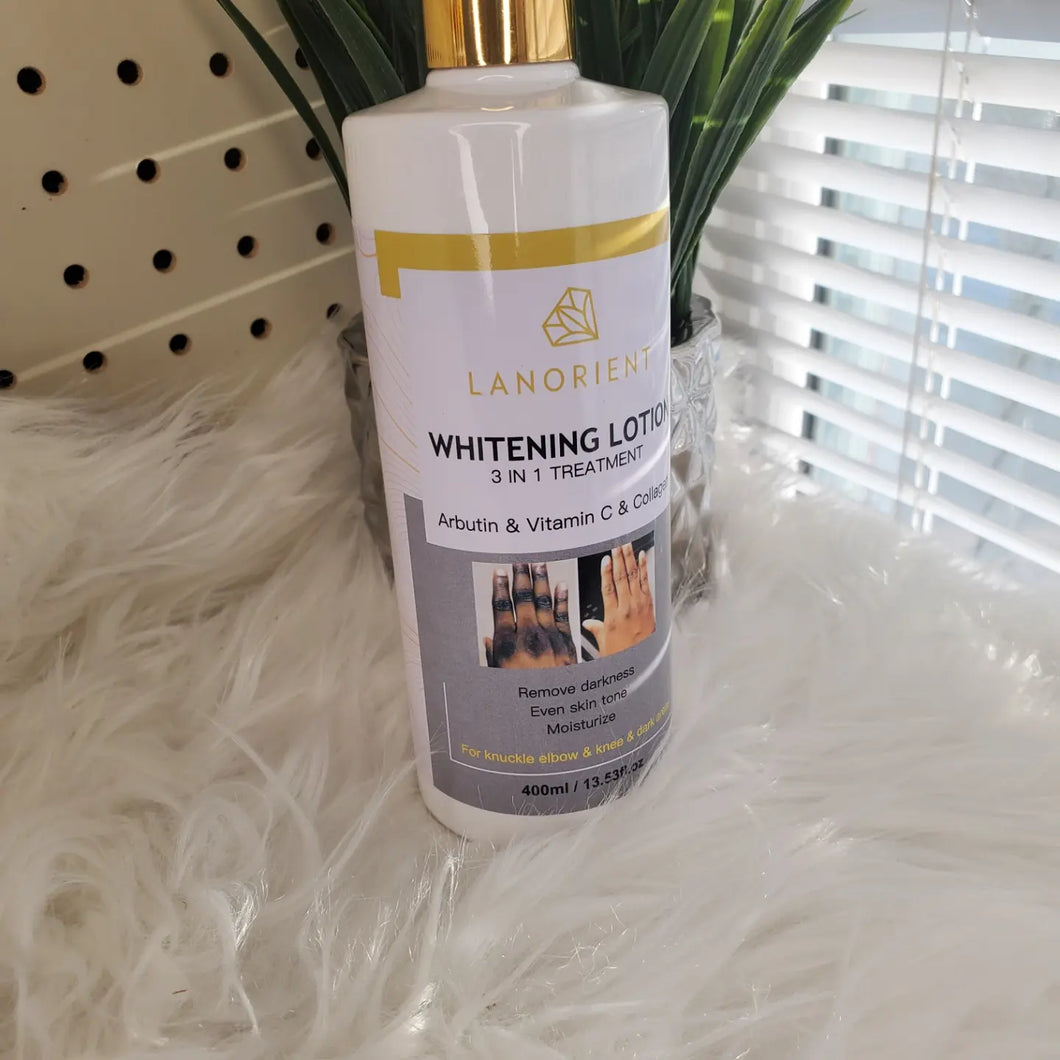 Whitening lotion with papaya and vitamin c for dark spots, knuckle,dull skin,