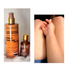 Load image into Gallery viewer, Pure Egyptian gold maxi tone body lotion 300ml + pure Egyptian whitening serum
