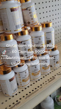 Load and play video in Gallery viewer, Glutathione Whitening Pills - 60 Capsules 5000mg Glutathione - Effective Skin Li
